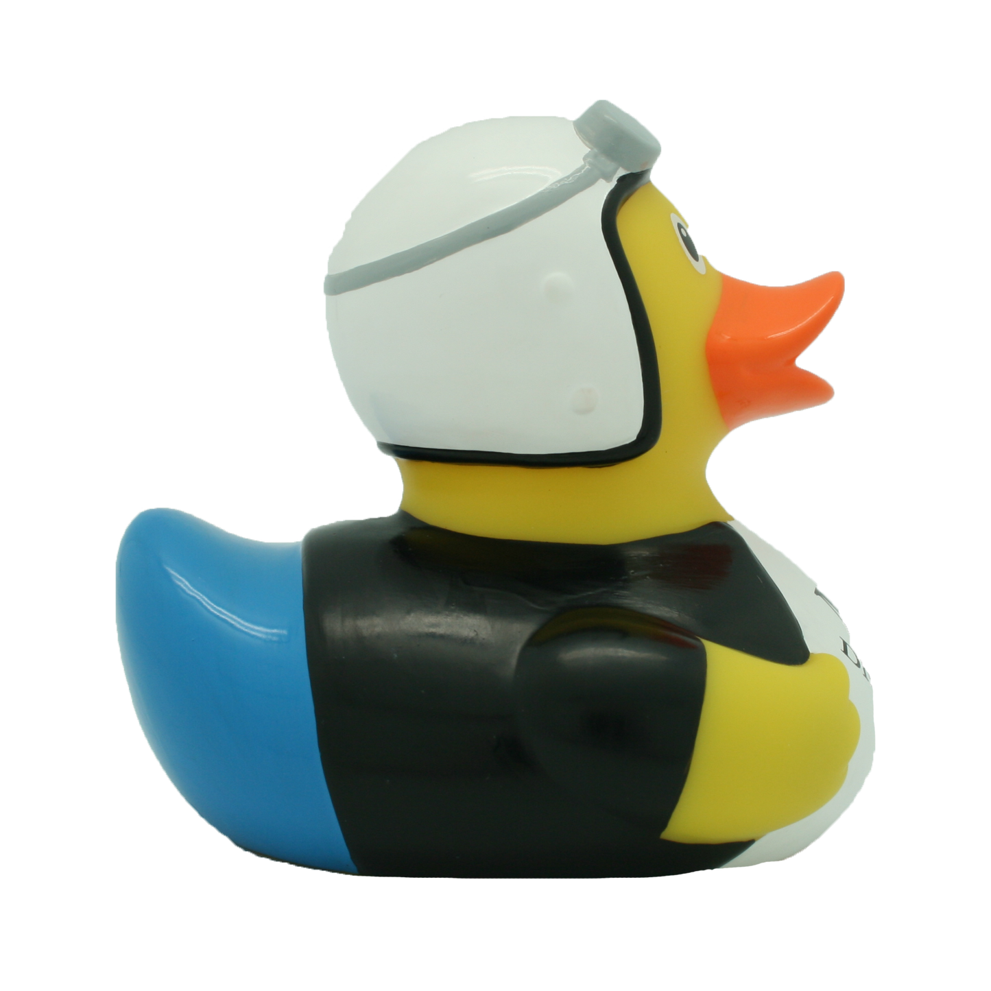 Biker duck.