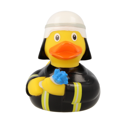 Black Firefighter Duck.