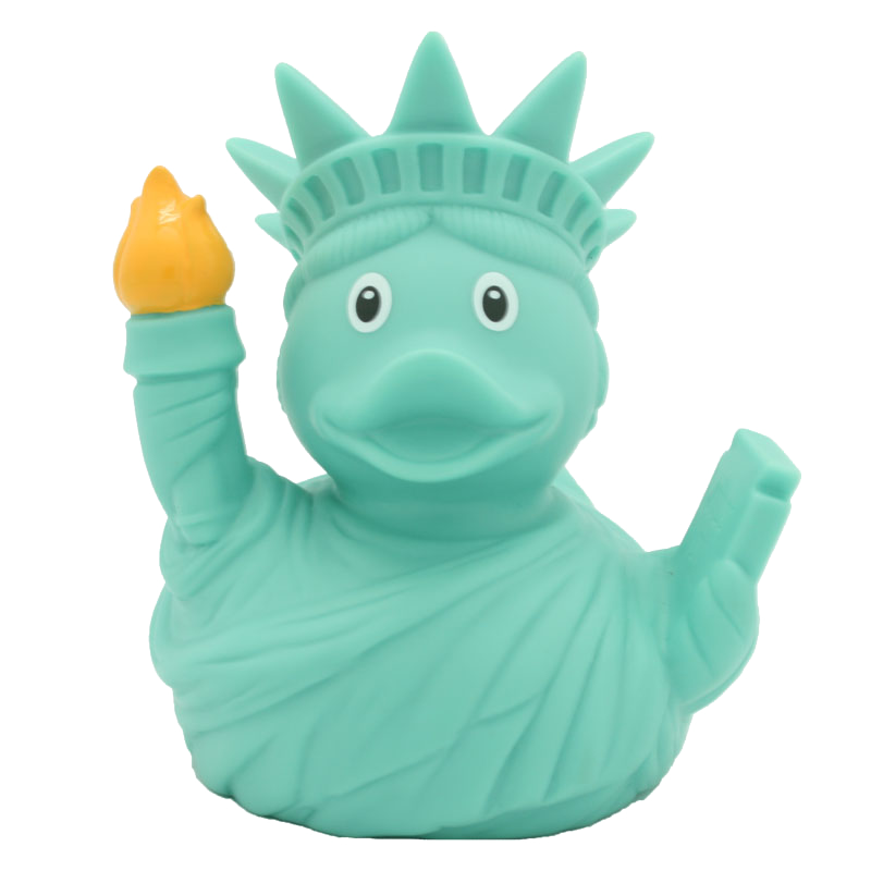 Estatua de pato de la libertad