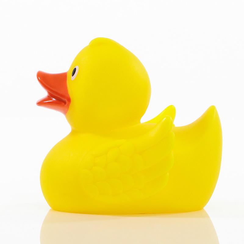 Yellow duck with wings