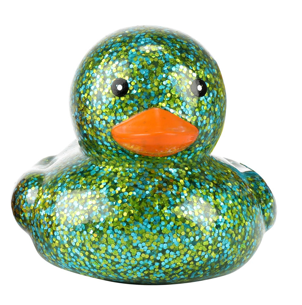 Green glitter Duck.