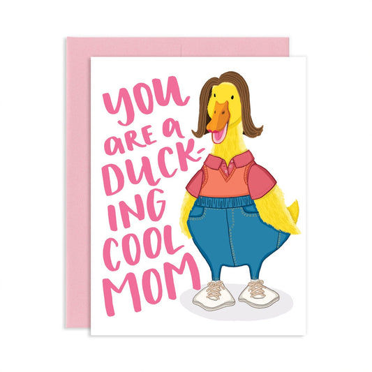 Hälsningskort duck mamma