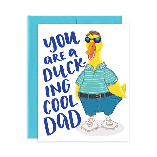 Daddy Duck hälsningskort