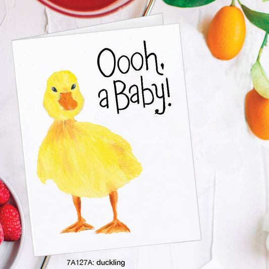 Duck birth card