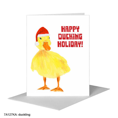 Christmas Duck Greeting Card