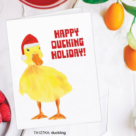 Christmas Duck Greeting Card