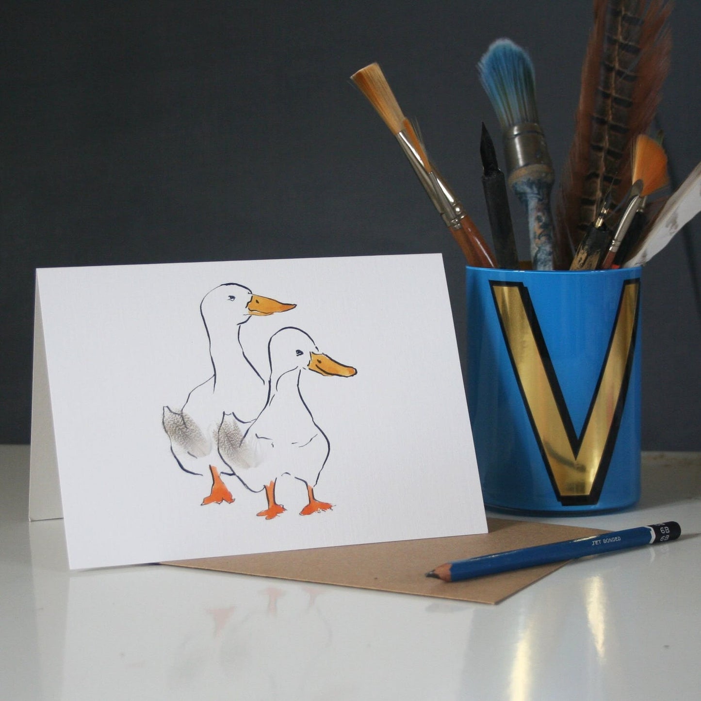 Duck Plume card