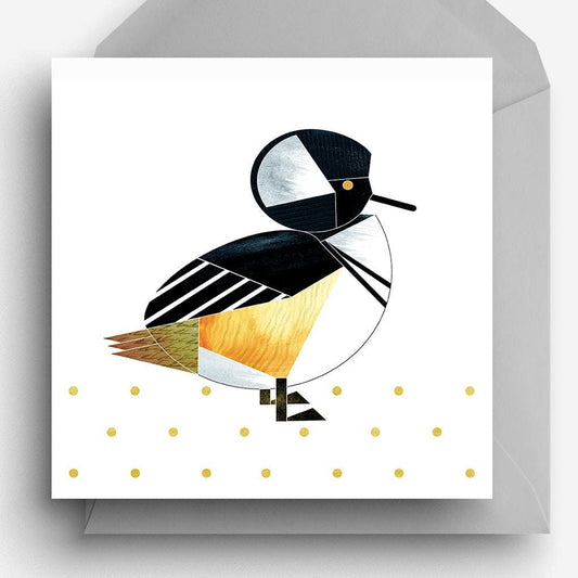 Crowned Harle Duck Greeting Card