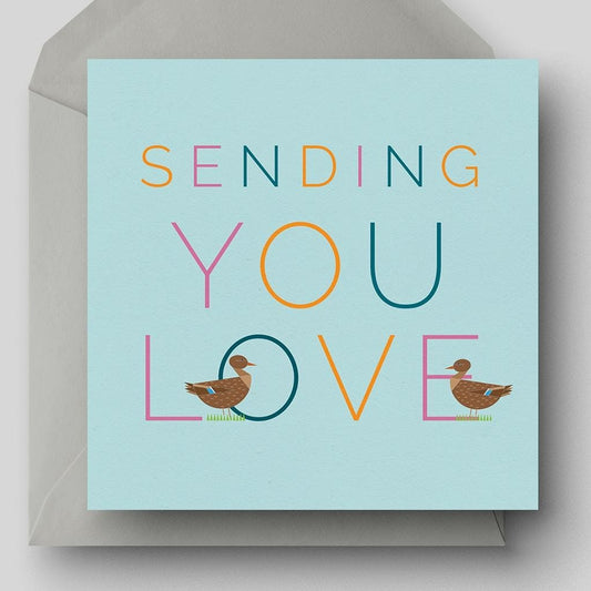Greeting card Ms. Duck Colvert