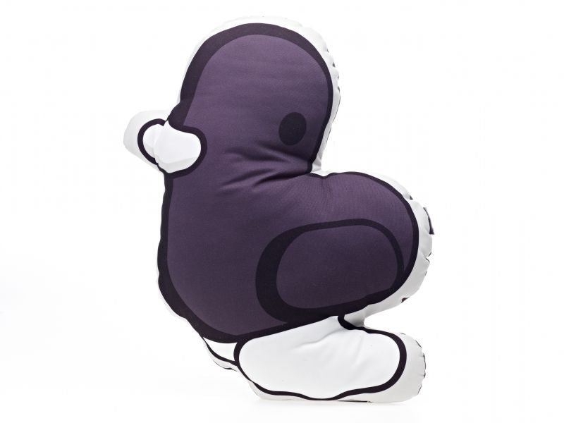 Violet duck cushion