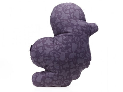 Violet duck cushion