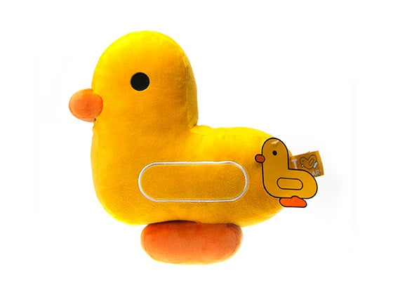 Yellow duck cushion