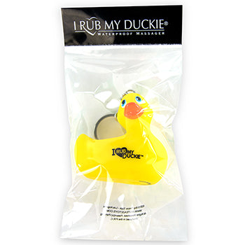 Porte-clés Canard Jaune "I Rub My Duckie"