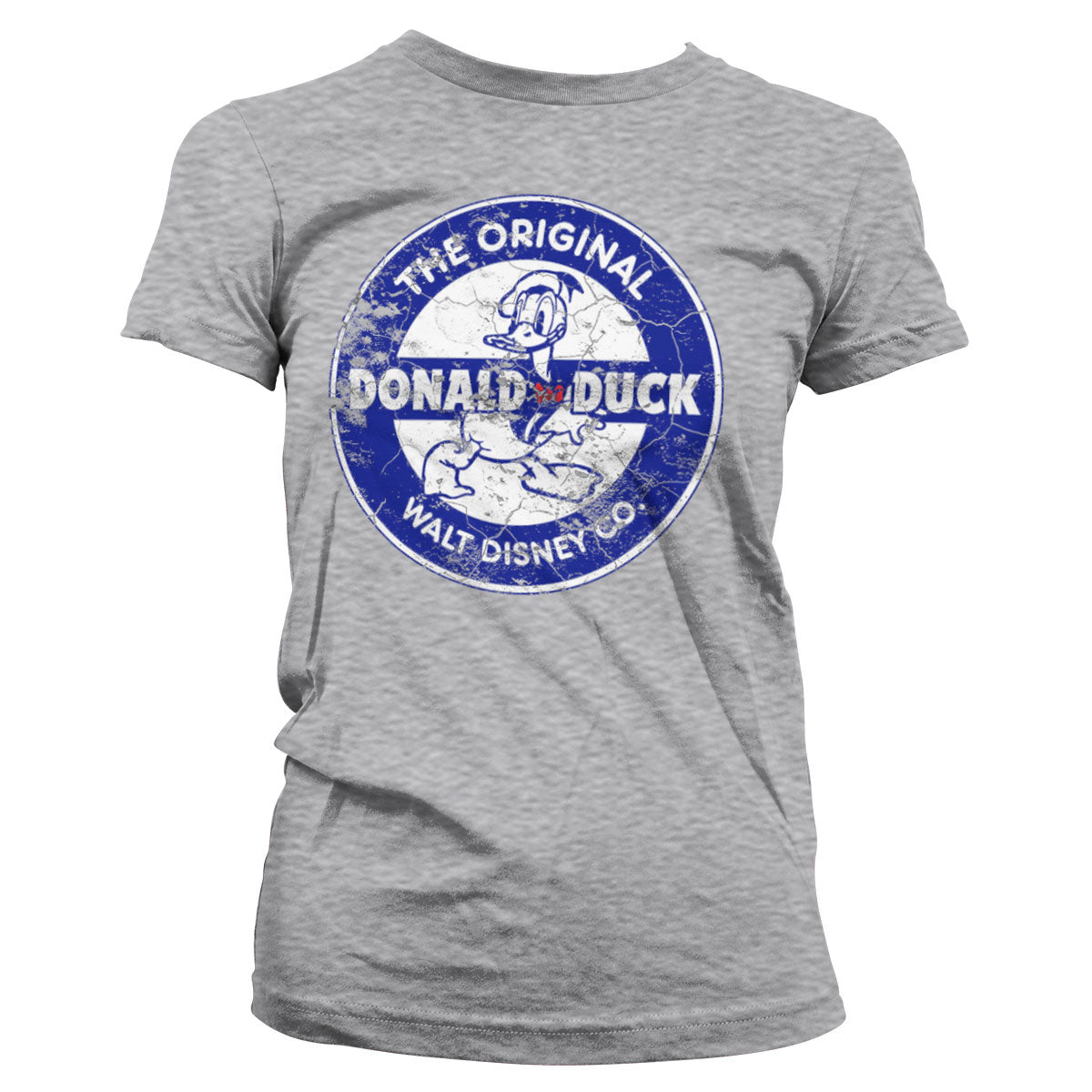 DISNEY - T-Shirt Vintage GIRLY - Donald Duck - Grey (L)