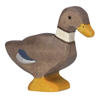 Figur Duck Standing Wooden