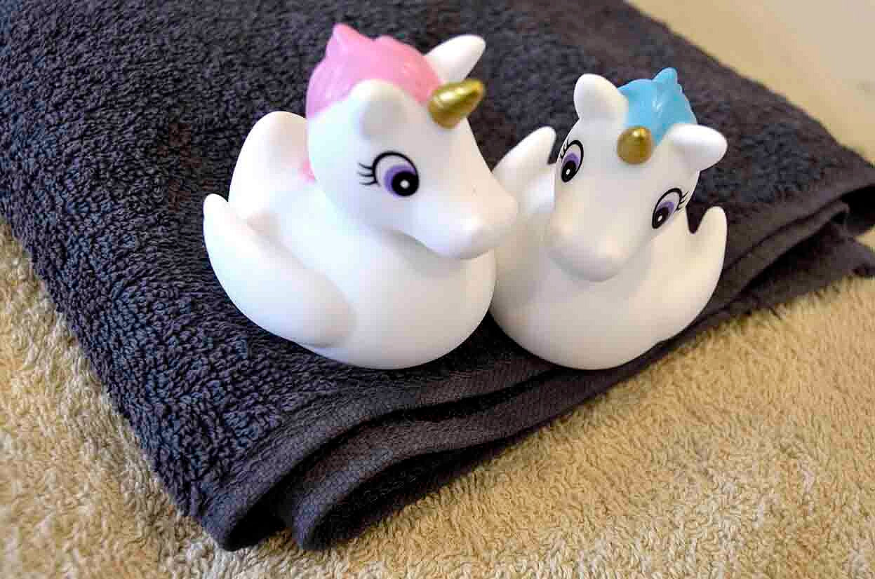 Mini baño de luz unicornio