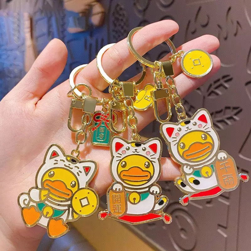 Keychain Duck Chat Lucky