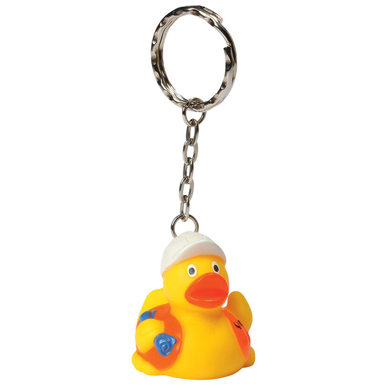 Duck worker keychain