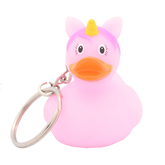Rosa Unicorn Duck Keychain