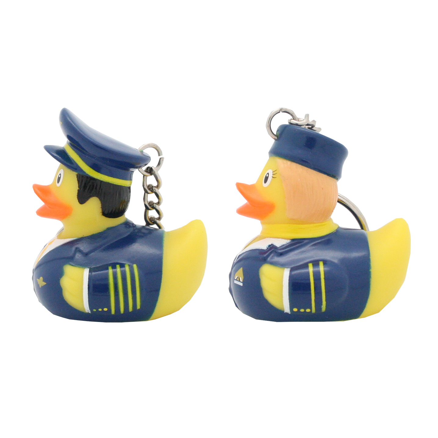 Pilot und Hostess Duck Schlüsselanhänger