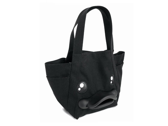 Schwarze Schnabel-Enten-Handtasche