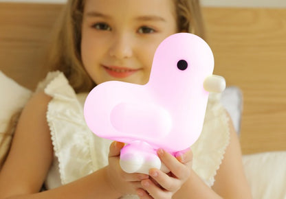 Pastel pink duck light