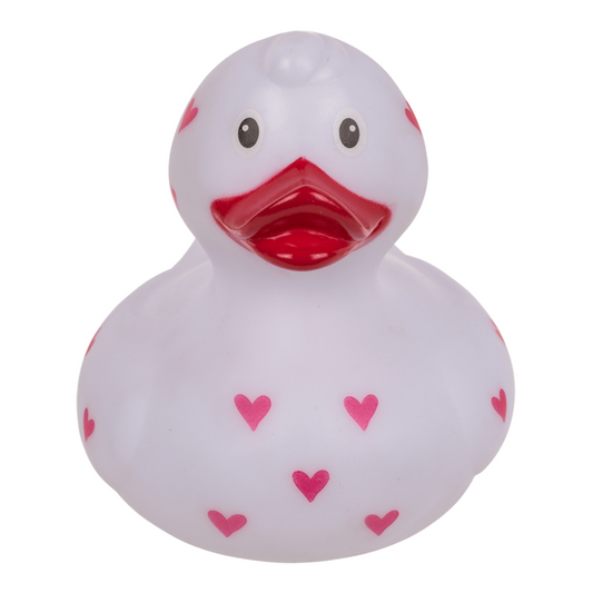 Duckshop Canard de bain couineur | Motif Princesse I incl. porte| clés  canard de bain dans le set | L : 7,5 cm, Jaune