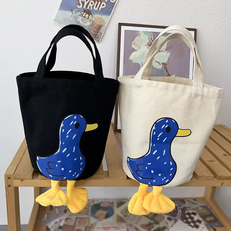 Blue Duck Tote Bag