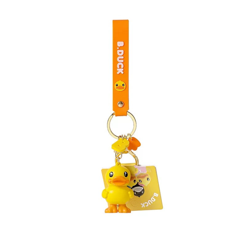 Yellow duck keychain