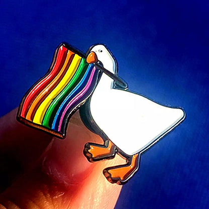 Pins Duck LGBT Flag