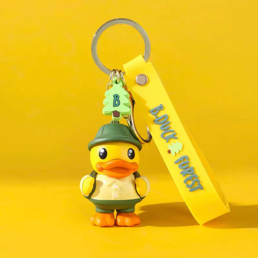 Camper Schlüsselanhänger mit gelber Ente