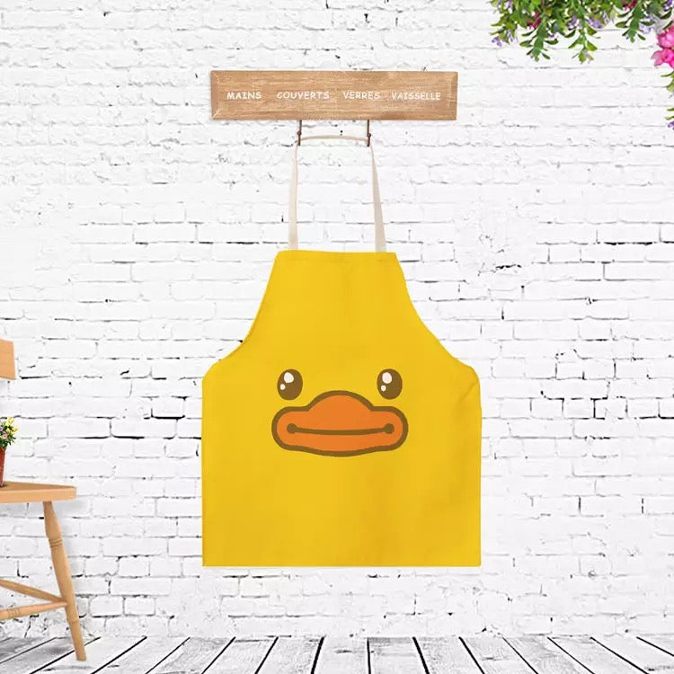 Yellow duck apron