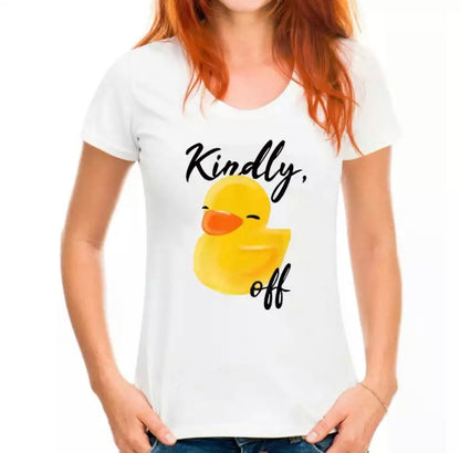 Venligly duck off t-shirt