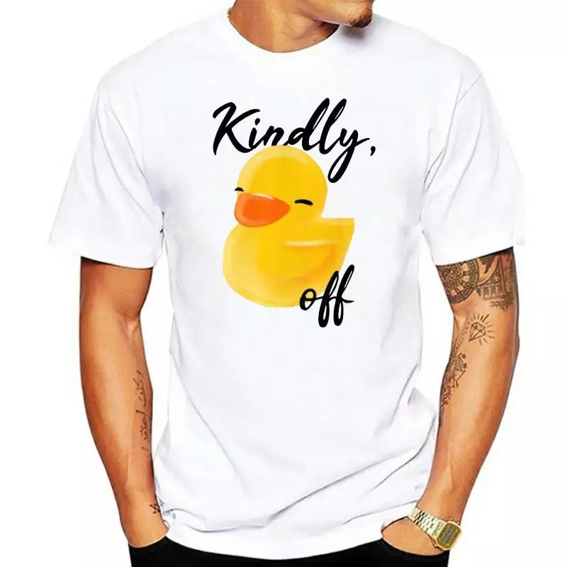 Gentilmente la maglietta Duck Off