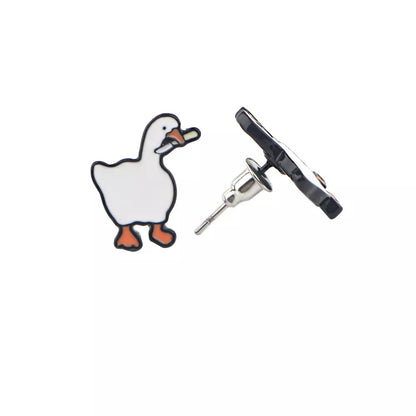 Knife Duck Earrings