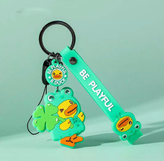 Frosch Ente Schlüsselanhänger