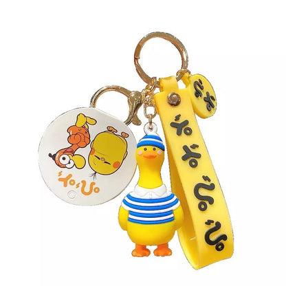 Marine duck keychain