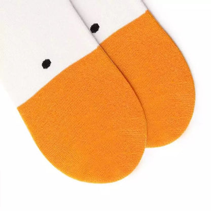 Calcetines de pato blanco